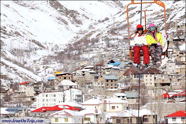 Shemshak ski piste - Iran ski pistes