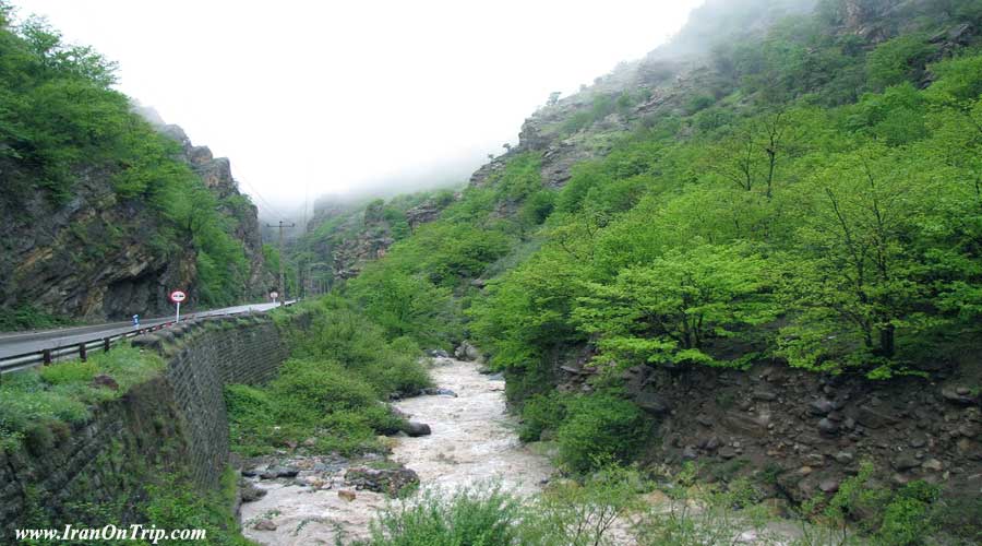 Challus River in Iran - Chaloos River in Iran
