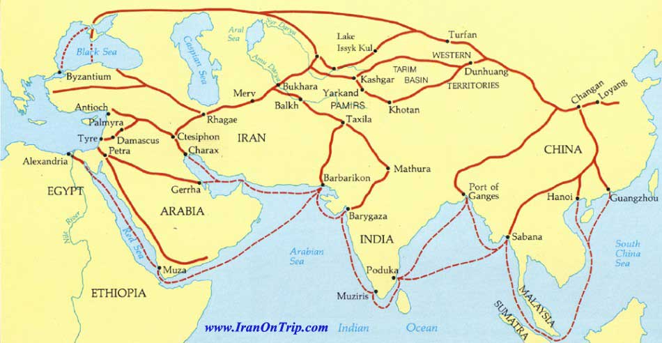 Foreign trade and the Silk Route