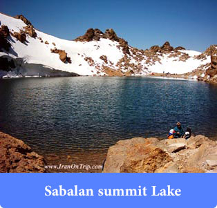 Sabalan-summit-Lake -Lakes of Iran