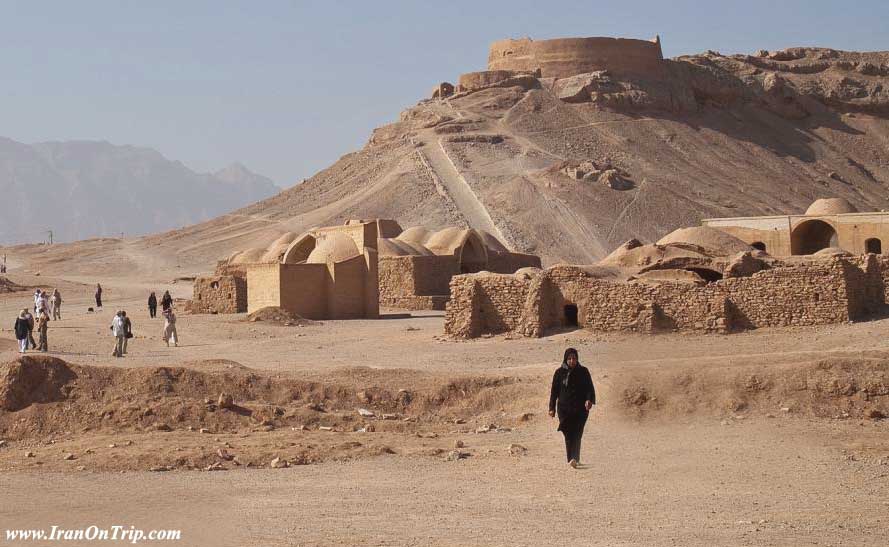 Yazd Dakhma - Tower of Silence of Yazd -  Dakhmeh-ye Zartoshtiyun in Yazd