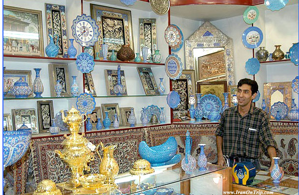 Bazaar Isfahan - Bazar Esfahan - Isfahan Minakari