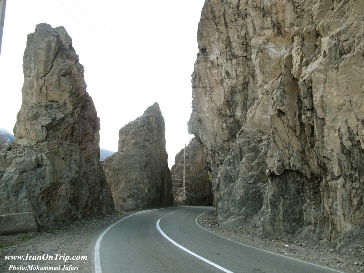 Chalus Road in Iran - Chaloos Road of Iran - dangerous roads of the World