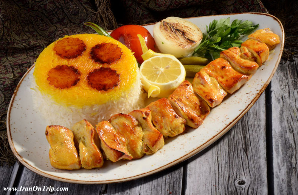 Joojeh Kabab, Persian Grilled Saffron Chicken - Persian Food