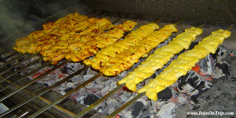Joojeh Kabab, Persian Grilled Saffron Chicken - Persian Food