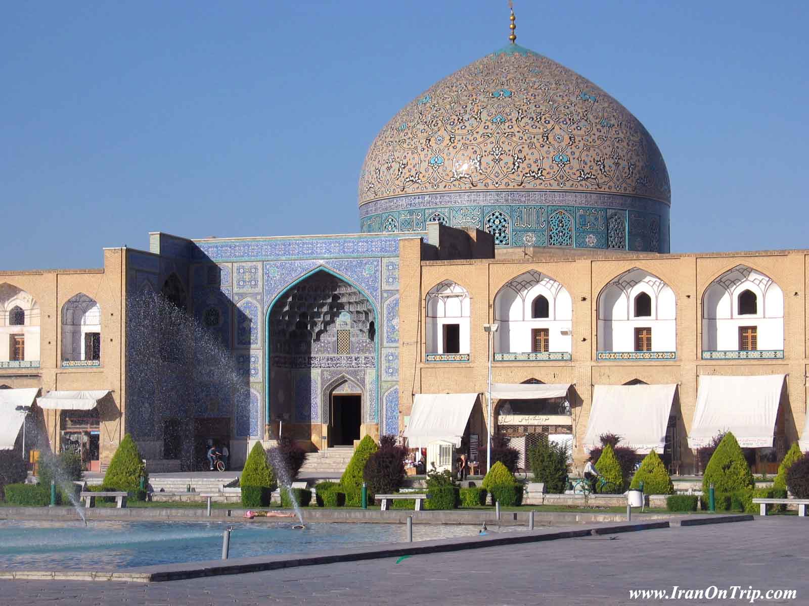 Sheikh Lotfollah mosque in Isfahan Iran