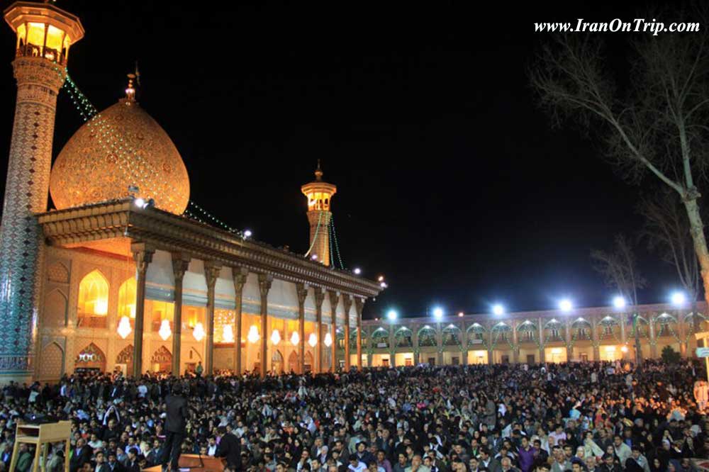 Shiraz Shah-e-Cheragh Mausoleum - Holy Places of Iran