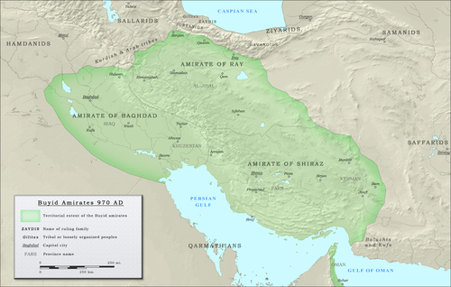 The Buyid dynasty in 970